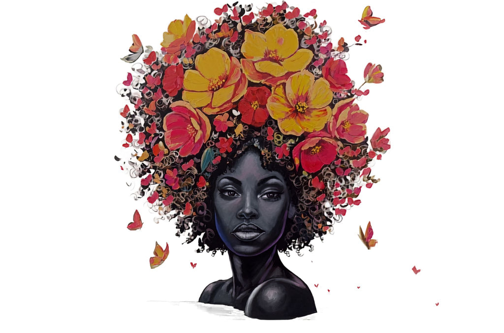 Afro floral