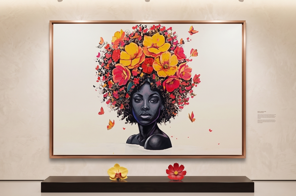 Afro floral