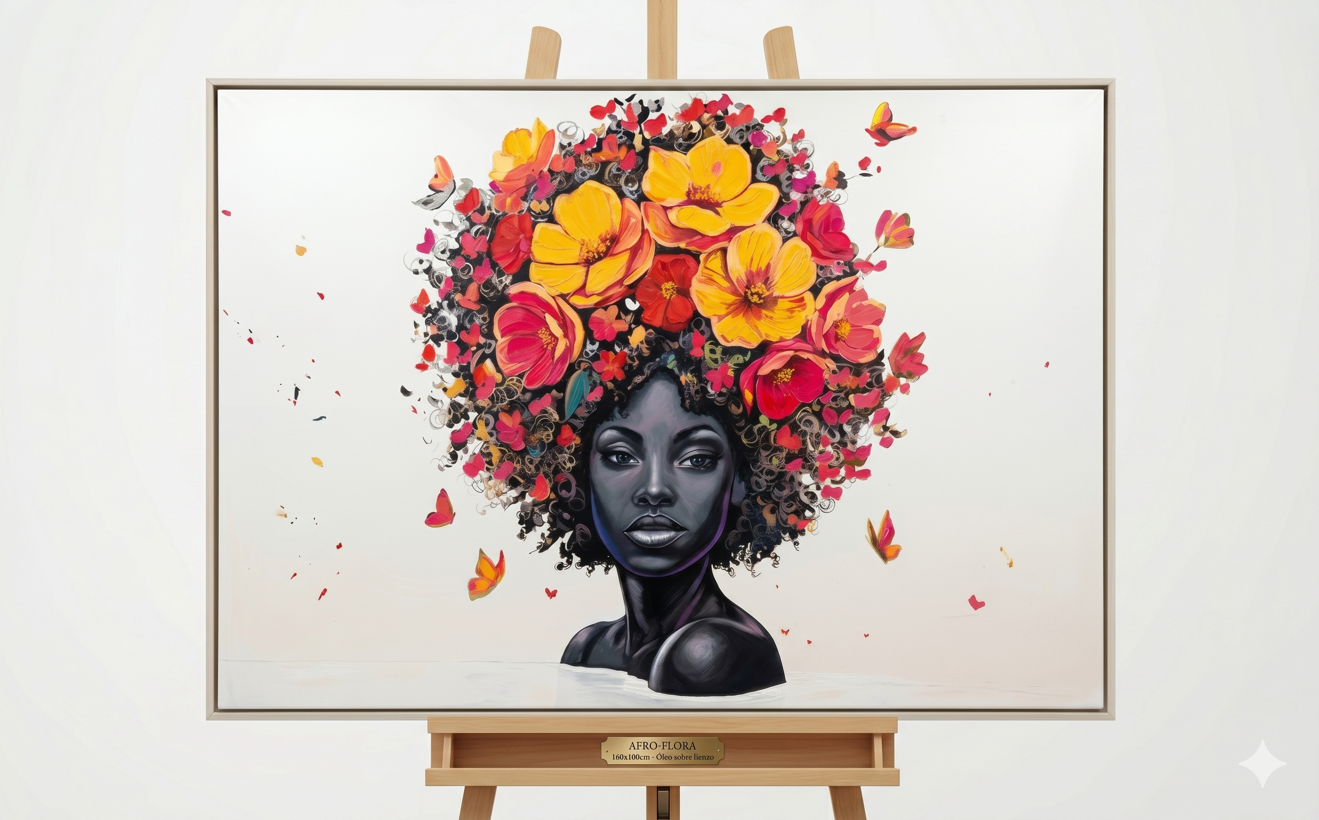 Afro floral